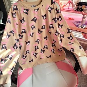 SANRIO Oversized Kuromi Sweatshirt
